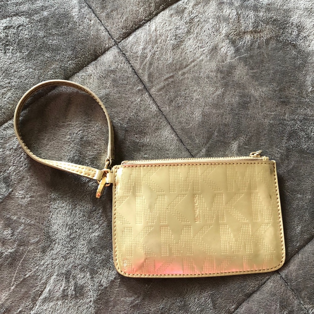 Gold MK clutch